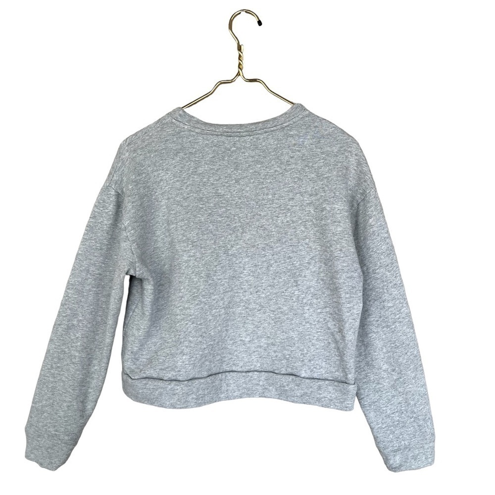 Juicy By Juicy Couture Gray Long‎ Sleeve Cropped Sweatshirt - Picture 3 of 9